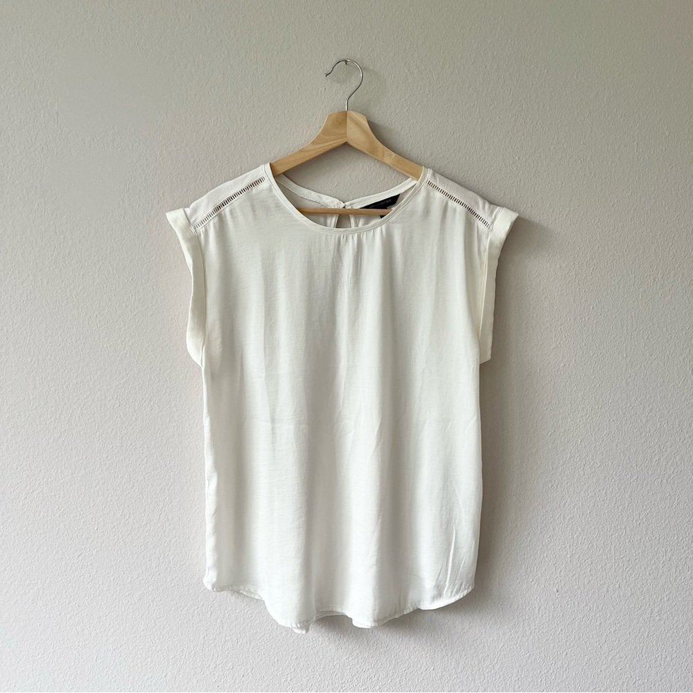 Banana Republic Ladder Trim Top